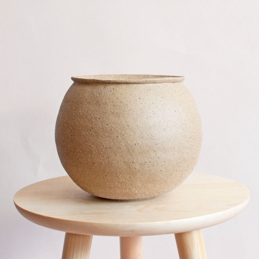 Round Ceramic Planter