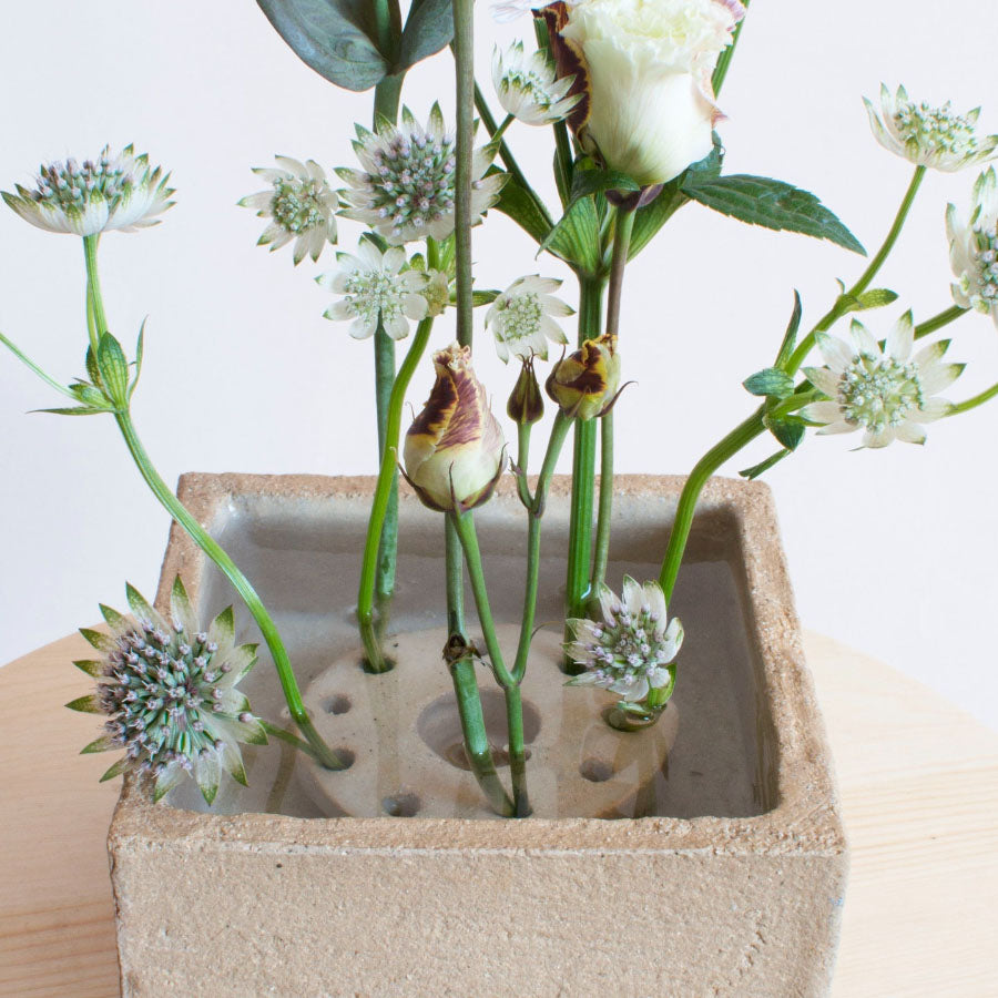 Square Candle Holder Flower Vase