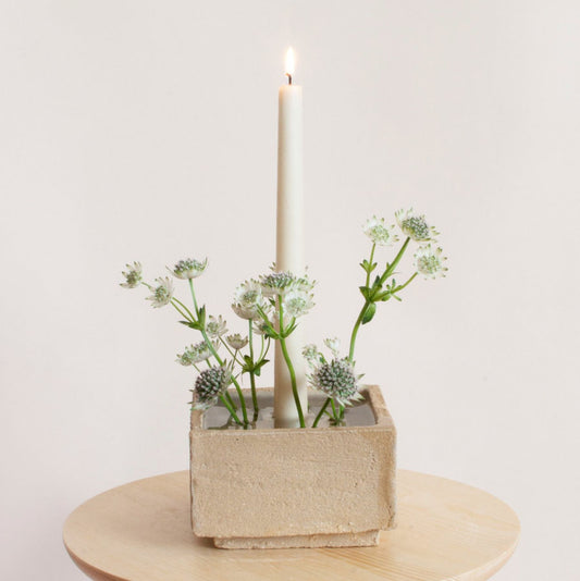 Square Candle Holder Flower Vase